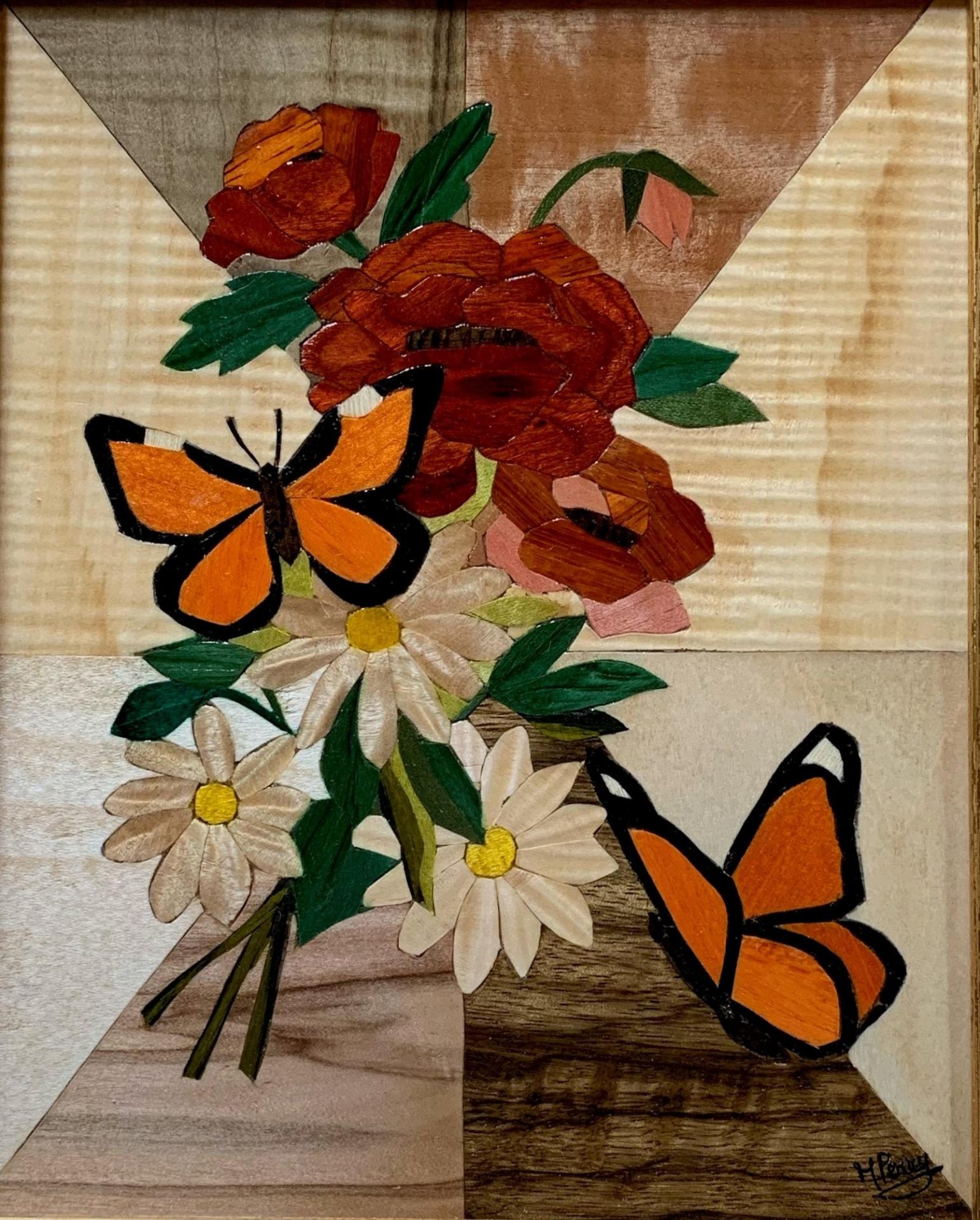 Tableau les papillons
